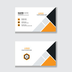 Template for business card design.