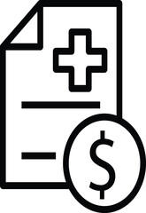 Obraz premium Healthcare - thin line vector icon set. Pixel perfect. Editable stroke. The set contains icons: Healthcare And Medicine, Doctor, Telemedicine, Medical Exam, A Helping Hand.