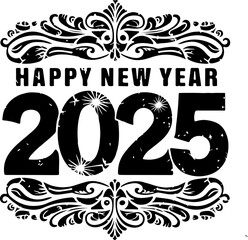 Happy New Year  Art & Illustration