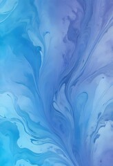 Obraz premium a swirling abstract design in cool blue and purple hues. a fluid, marbled pattern creating depth and complexity. an intricate blend of colors and shapes with a dynamic flow.