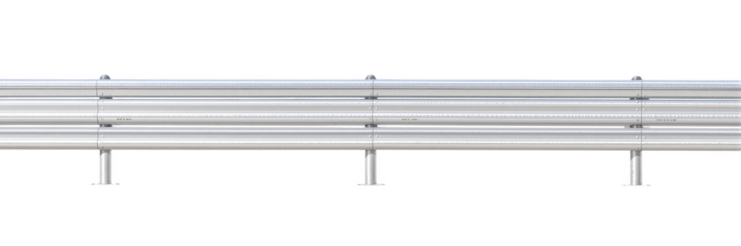 Highway Barricade and Guardrail PNG, Transparent Image for Stock Photo Download - Infrastructure Safety Design