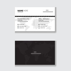 Template for modern business card .