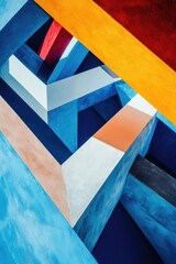 Colorful Staircase Abstract