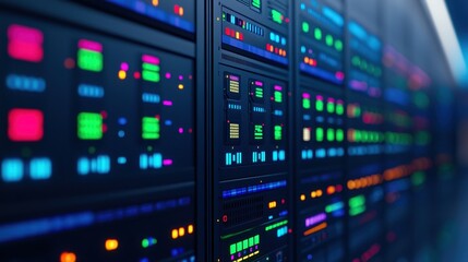 Cyber interfaces offering dynamic color schemes, optimized for colorblind users.