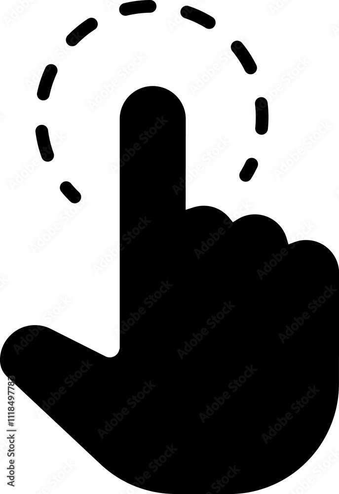 Poster mouse click cursor icon. hand mouse pointer pictogram on transparent background. finger web click po
