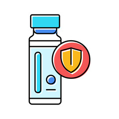 immunizations medicines pharmacy color icon vector. immunizations medicines pharmacy sign. isolated symbol illustration