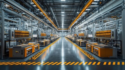 Modern Assembly Line: A Glimpse into Automated Manufacturing