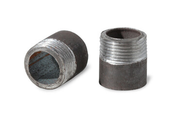 Steel pipe threads