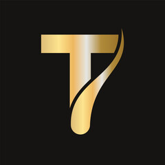 Letter T Hair Treatment Logo, Hair Treatment Logo Design