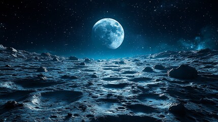 Fototapeta premium future of lunar exploration