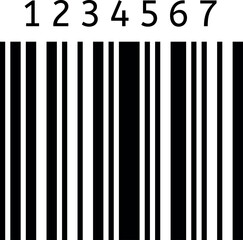 Black and white barcode featuring vertical lines and numbers, symbolizing product identification, inventory control, and retail sales within the modern commerce landscape