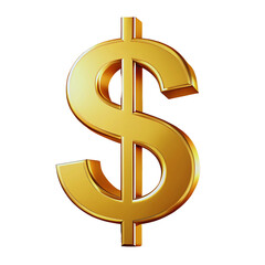 golden dollar sign