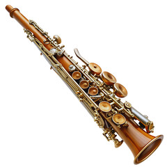 Obraz premium flute isolated on white background