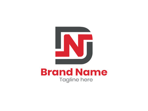 Creative DN monogram logo design ND vector logo designs, DN logo