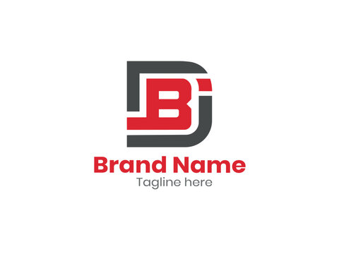Vector DBI logo, Letter DBI, DBI letter logo design. Initial letter IDB uppercase monogram logo.