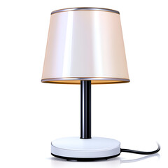 Fototapeta premium Stylish modern table lamp with a sleek design, perfect for home decor and lighting needs