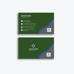 Simple brochure business card with various colors, shape,  tones and texture for professionals