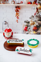 galletas de gengibre navideñas