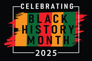 Black history month 2024 African American history celebration vector illustration design. EPS 10