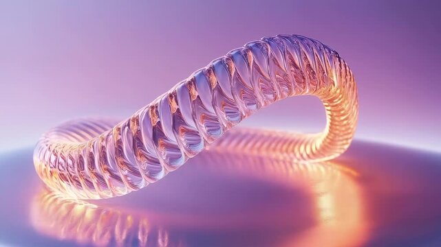 Close-up of plasmid DNA structure with molecular details