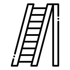 Stepladders icon vector