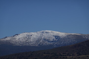  snow mountains of Segovia