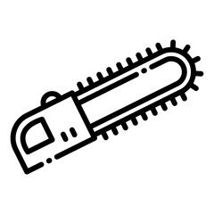 Hand saw icon vector