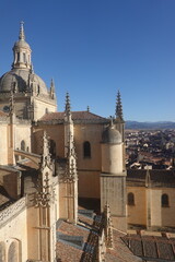 Obraz premium view from Catedral de Segovia