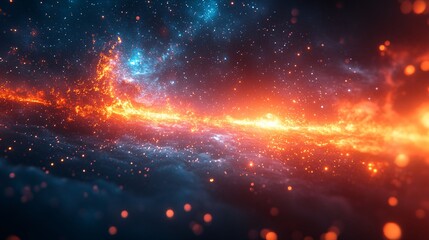 Fototapeta premium 3D immersive and dynamic visual effects with depth