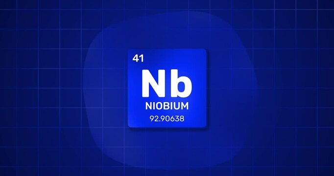Niobium chemical element Periodic Table