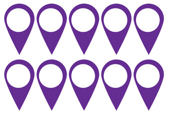 PPin icon vector. Location icon. Map pointer iconrint