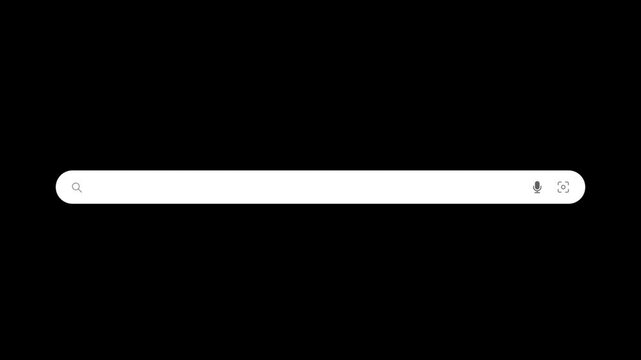 Search bar alpha channel