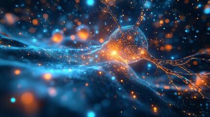 Functional highlight of peripheral nerves emphasizing motor sensory roles in muscle and receptor interaction