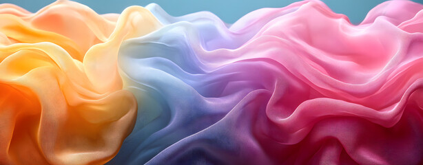 Obraz premium Abstract Pastel Fabric Drape.