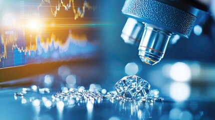 Scientific Analysis of a Diamond with Financial Graph Background