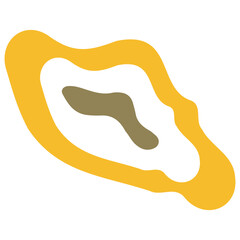 Random abstract liquid organic black irregular blotch shapes flat style design fluid vector illustration set banner simple shape template for presentation design, flyer,background. 