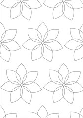 seamless pattern with flowers