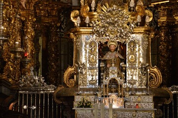 Altar mayor de la Catedral de Santiago de Compostela, Galicia