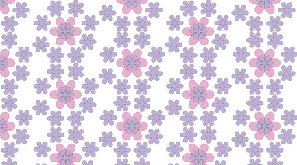 seamless pattern with flowers