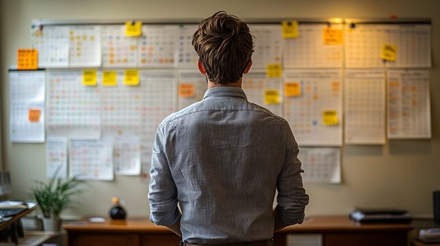 Calendar organized scheduling tools for the year