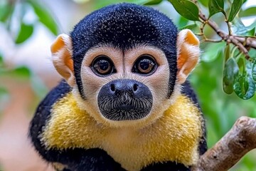 A species of the New World saki monkey