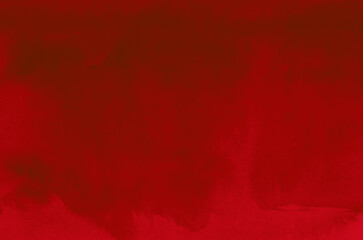 Abstract red background in watercolor style