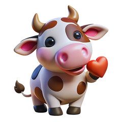 Funny Cows PNG - Cute and Humorous Cartoon Cow Designs with Transparent Background