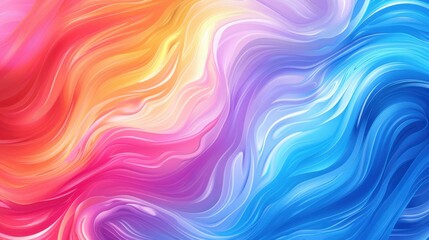 Obraz premium An abstract pattern of swirling colors resembling water marbling art