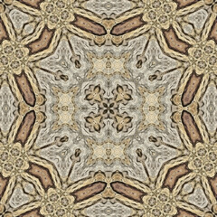 Seamless abstract symmetrical wonderful pattern. Kaleidoscope pattern texture