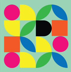 Beautiful Bauhaus art for wall art and interiors