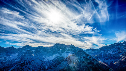 auf dem Panoramaweg über den Kanzberg bei Hinterhornbach