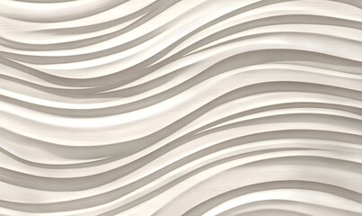 Abstract wavy lines pattern in light beige.