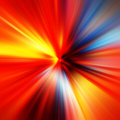 Obraz premium Colorful zoom motion effect. Abstract background. Color lines. Colored texture backdrop and banner. Multi color gradient pattern and textured wallpaper.
