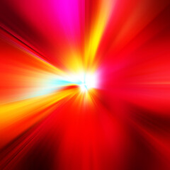 Obraz premium Colorful zoom motion effect. Abstract background. Color lines. Colored texture backdrop and banner. Multi color gradient pattern and textured wallpaper.
